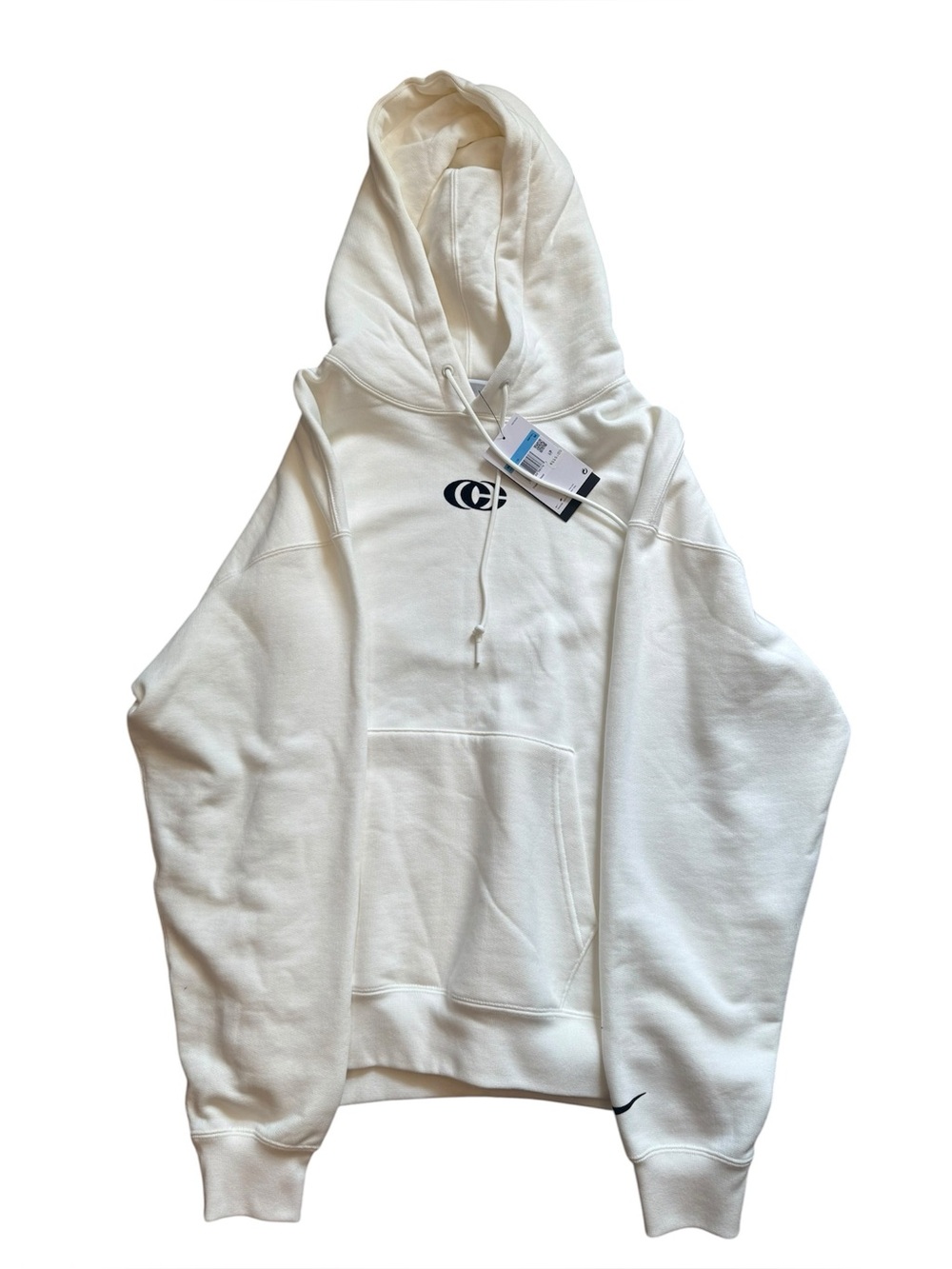 White Nike Pullover Hoodie - Men's Sweater